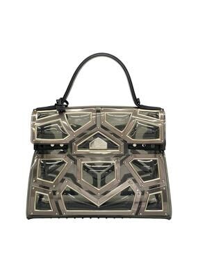 Delvaux Tampate Gm Clear Silver Black #281228D12B